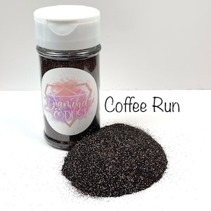 Coffee Run polyester loose Glitter 2 ounces Shaker jar or bag