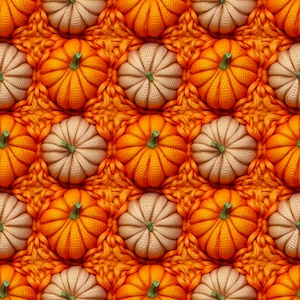 Tricot de vinyle à motifs de citrouilles
