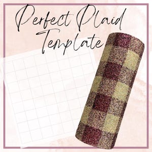 perfetto Plaid hogg 20 skinny straight tumbler wrap file SVG di taglio