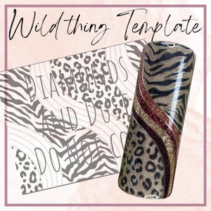 File di taglio SVG per tumbler plump wild thing 24