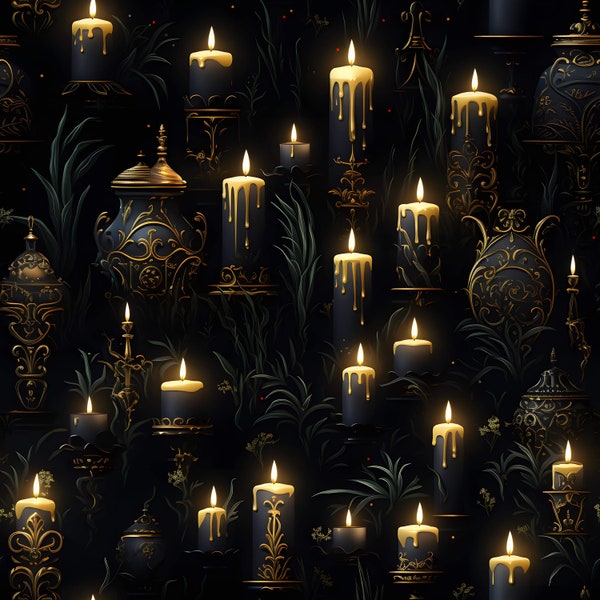 Candles patterned vinyl