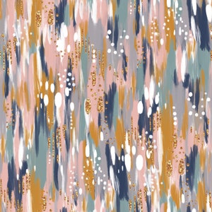 pink und blau gemustertes Vinyl