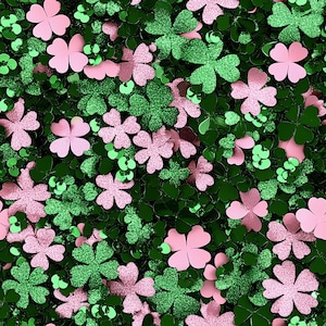 Glitter Clovers gemusterte Vinyl