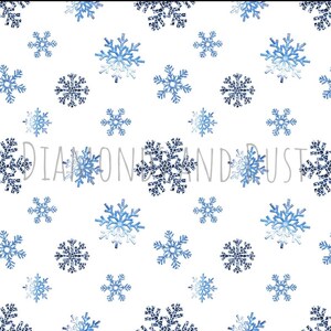 Leopard Schneeflocken blau gemusterten Vinyl