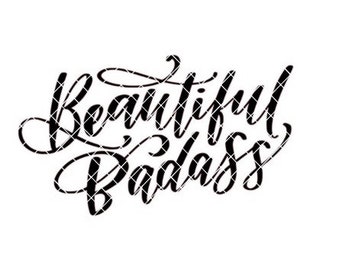 Beautiful badass with offset digital download