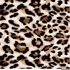 Abstraktes Vinyl mit Leopardenmuster