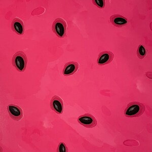 Watermelon seeds  patterned vinyl