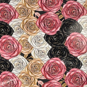 New Years floral 1  patterned vinyl