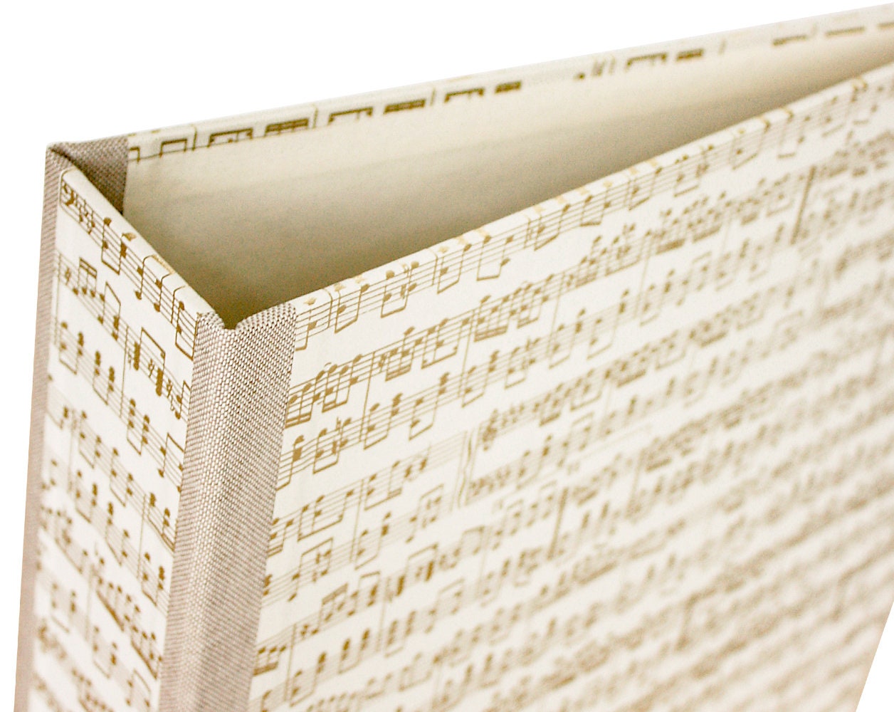 Carpeta de música carpeta de música A4 con notas de oro. Para Etsy