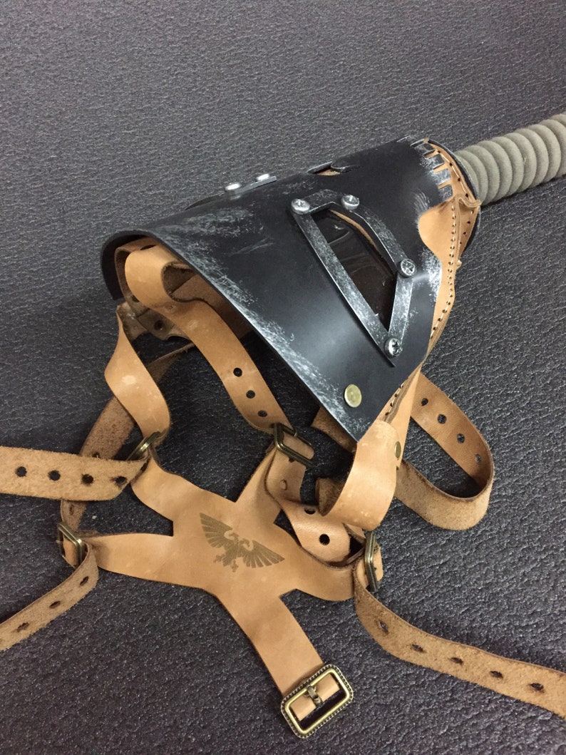 A Death Korps of Krieg Grenadier Leather gas mask with Etsy