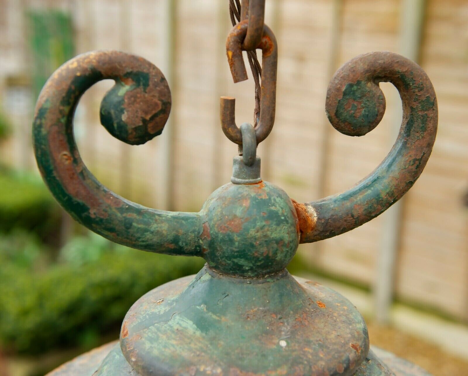 Vintage Railway Cast Iron Station Light Mediados del siglo | Etsy