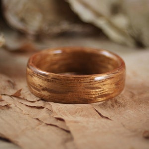 Bentwood - Lacewood Ring - Wood Ring - Mens wedding Ring - Anniversary Ring - Womens Engagement Ring - Wooden Ring