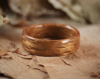 Bentwood - Lacewood Ring - Wood Ring - Mens wedding Ring - Anniversary Ring - Womens Engagement Ring - Wooden Ring
