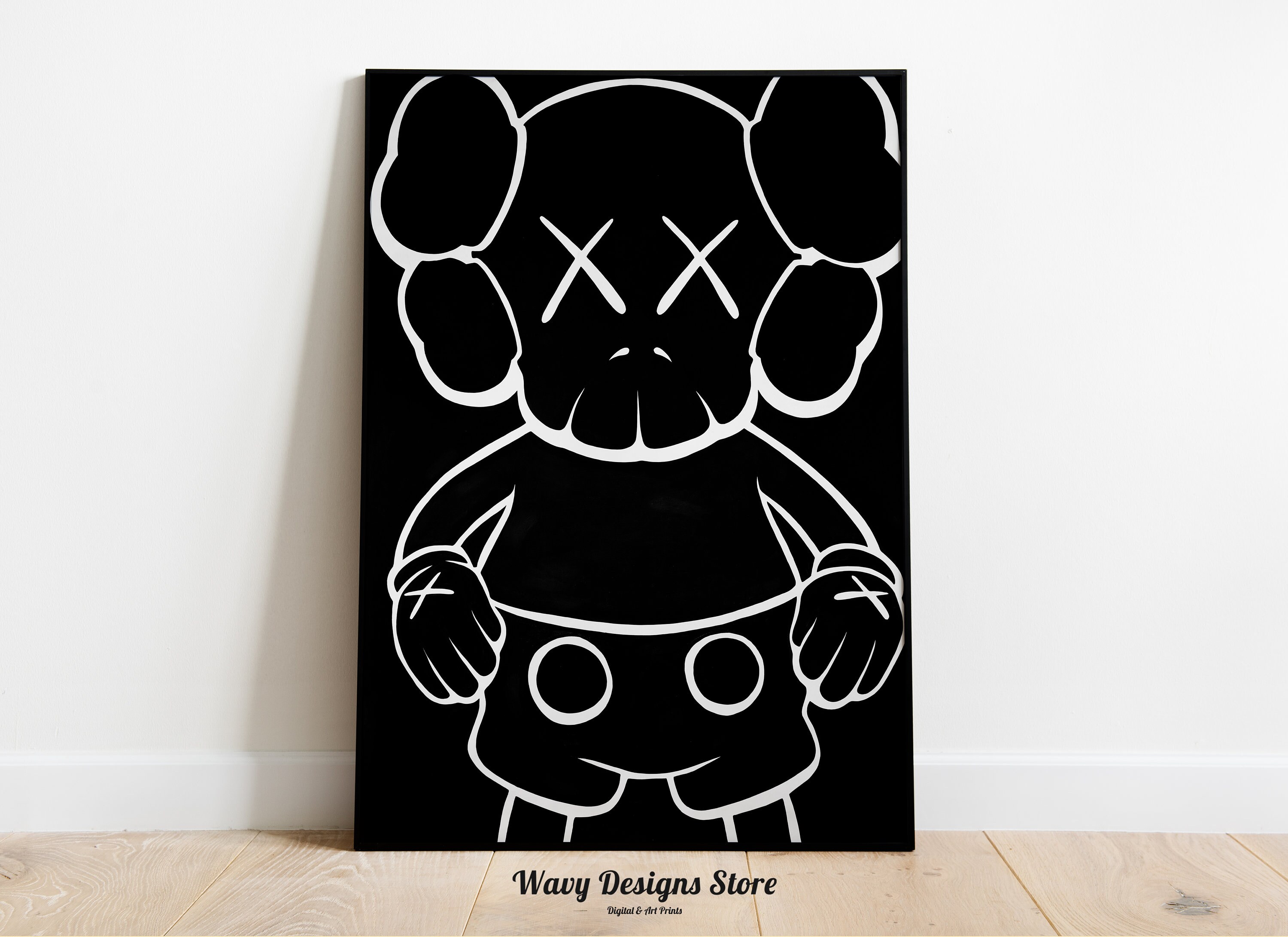 KAWS Poster Hype Print Hypebeast Poster Kaws Figure Kaws Etsy