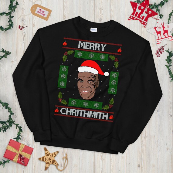 mike tyson christmas sweater