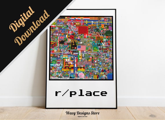 Reddit R Place Poster Art Canada - Spa Wall Art Canada Reddit Reddit R Place Poster Art Canada - Spa Wall Art Canada Reddit