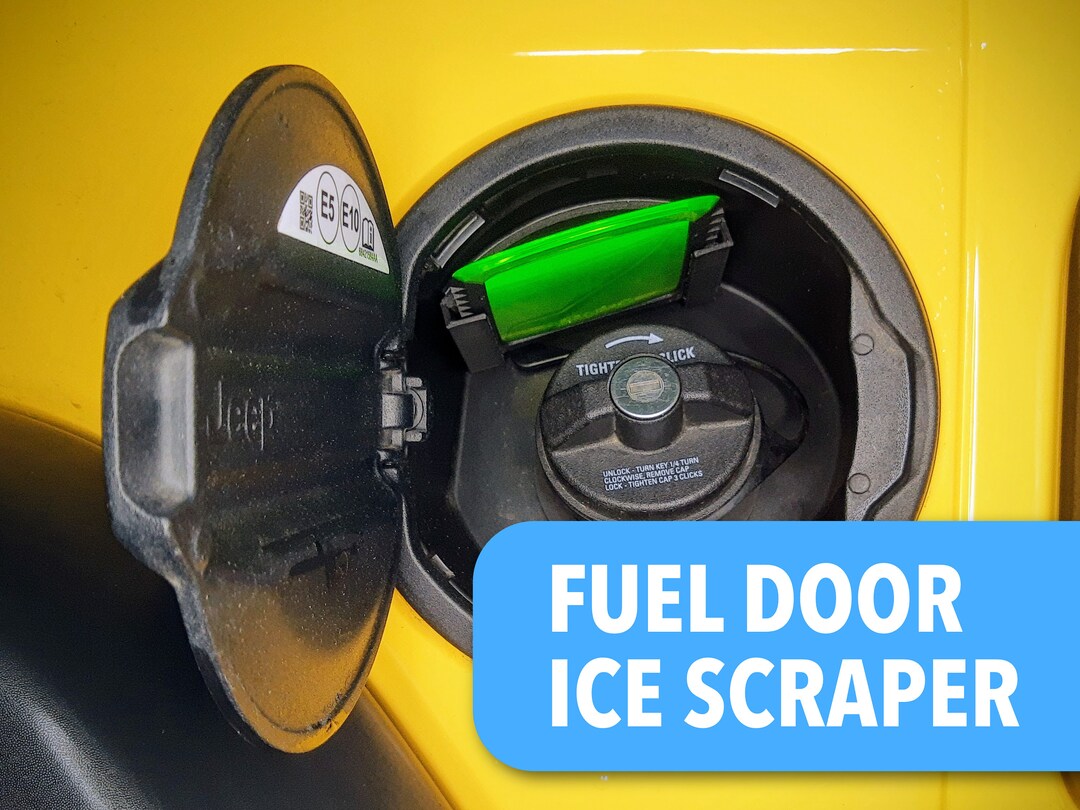 Fuel Door Ice Scraper for Jeep Wrangler JL JLU (2018+) Jeep Wrangler