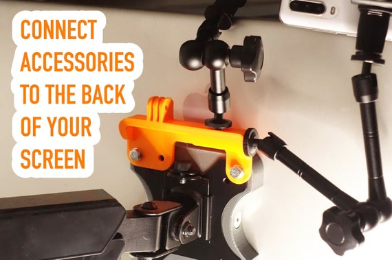 VESA Monitor Mounting Plate with Tripod & GoPro Mounts