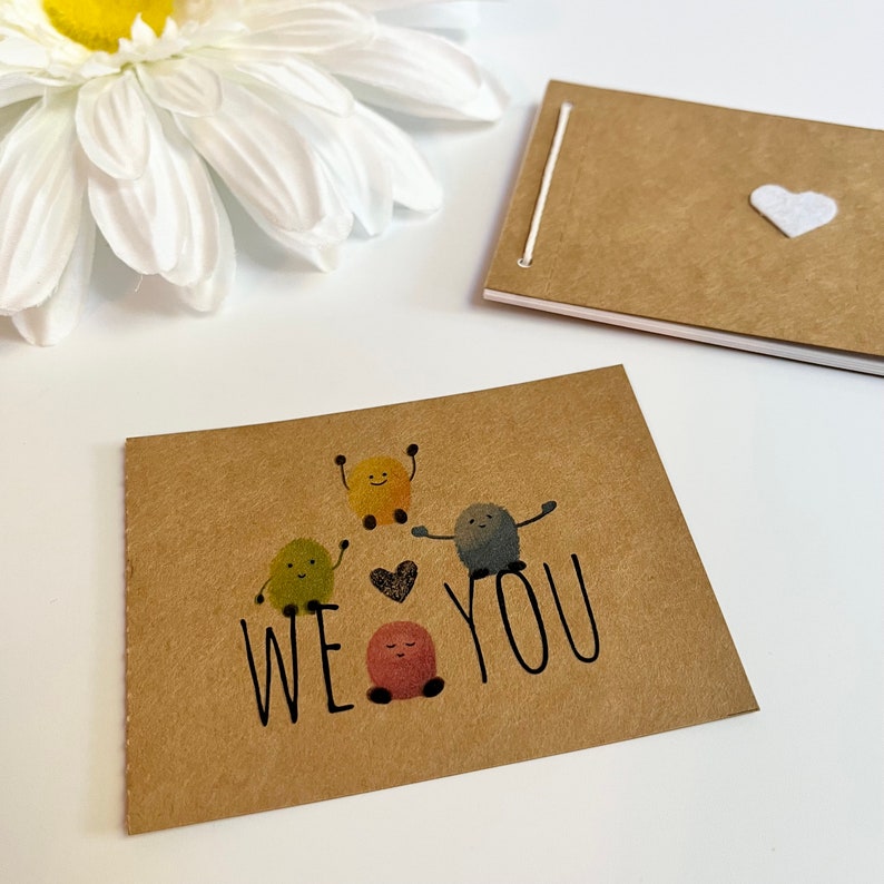 10 Day Challenge Spread Kindness Cards Pocket Hug, Hello, Yay and Love Spread Joy Mini Card Set Kindness Sticker Set Optional image 5