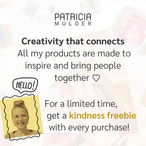 Creativity that connects. All my products are made to inspire and bring people together.