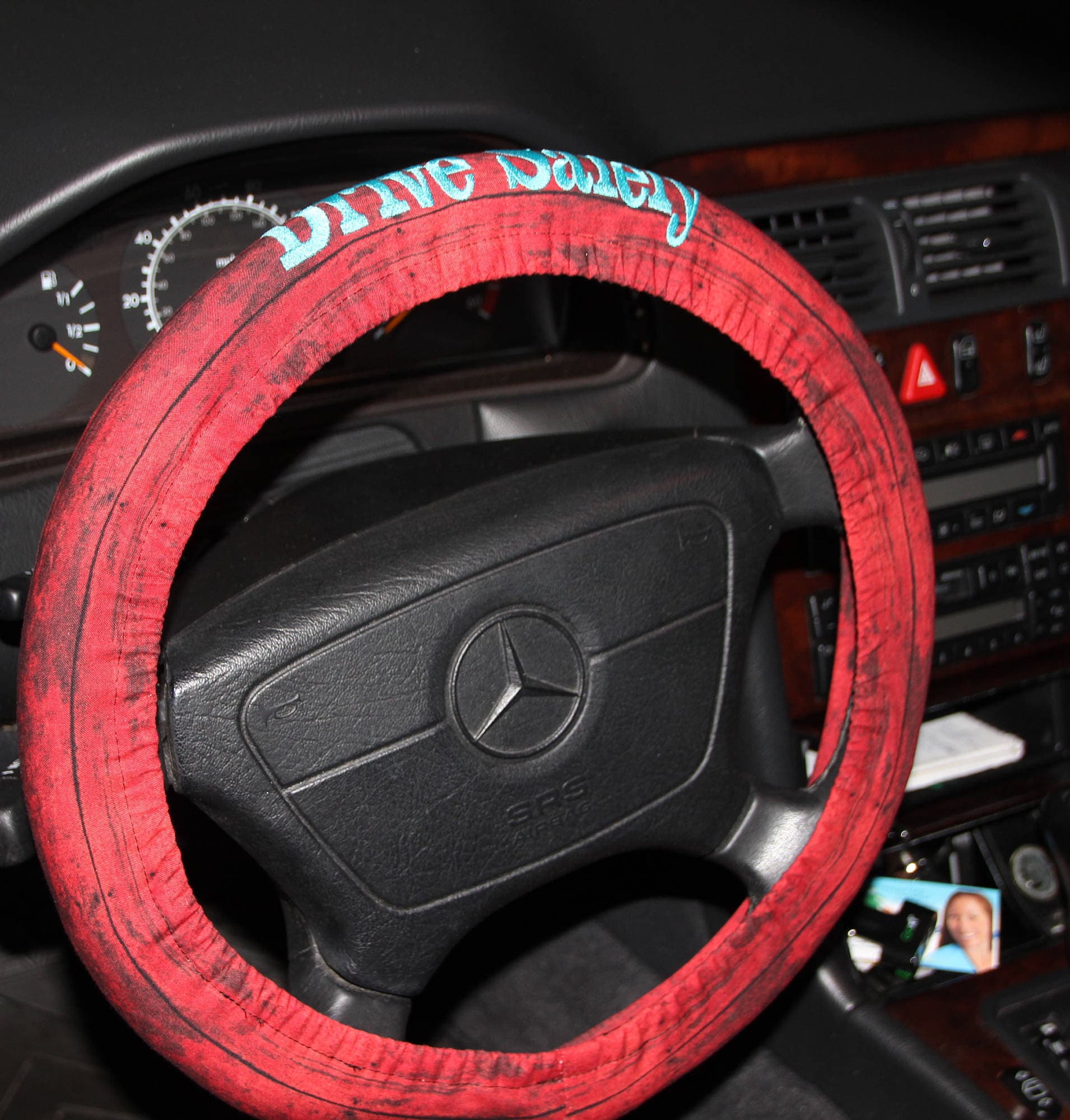 Drive Safety Personalized steering wheel cover/ Burgundy and Etsy