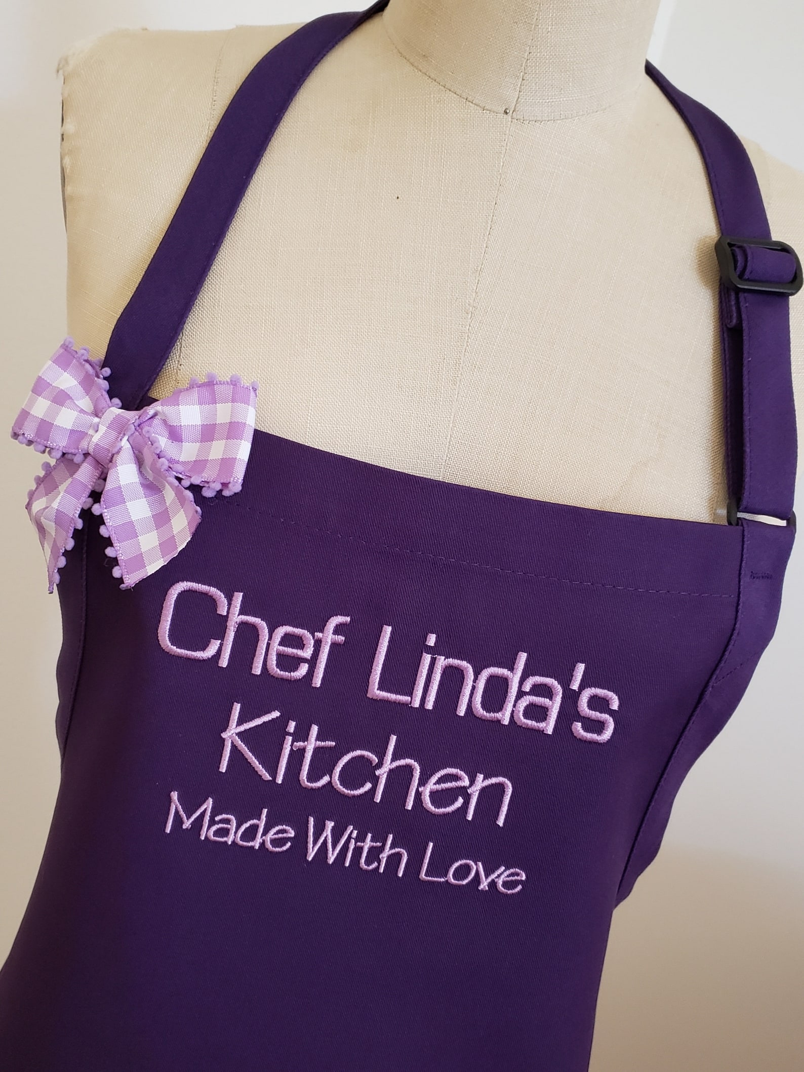 Personalized Embroidered Apron Customizable Apron Etsy