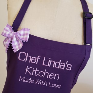 Personalized Embroidered Apron - Customizable Apron - Personalized Apron - Women Apron - Cool Apron - Embroidery - Gift Idea - Cool Gift