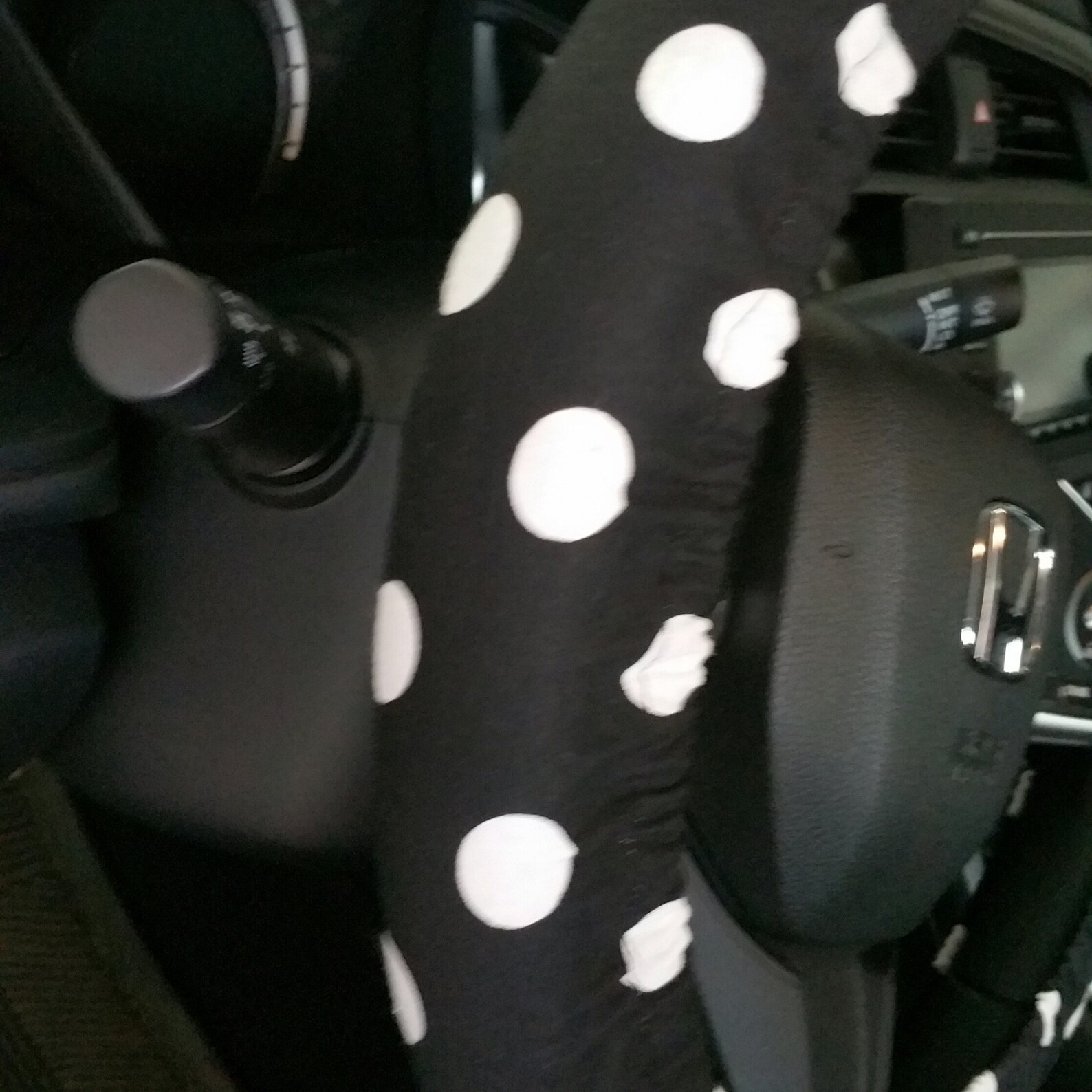 Black and White Polka Dots Steering Wheel Cover/ Gift for Girl | Etsy
