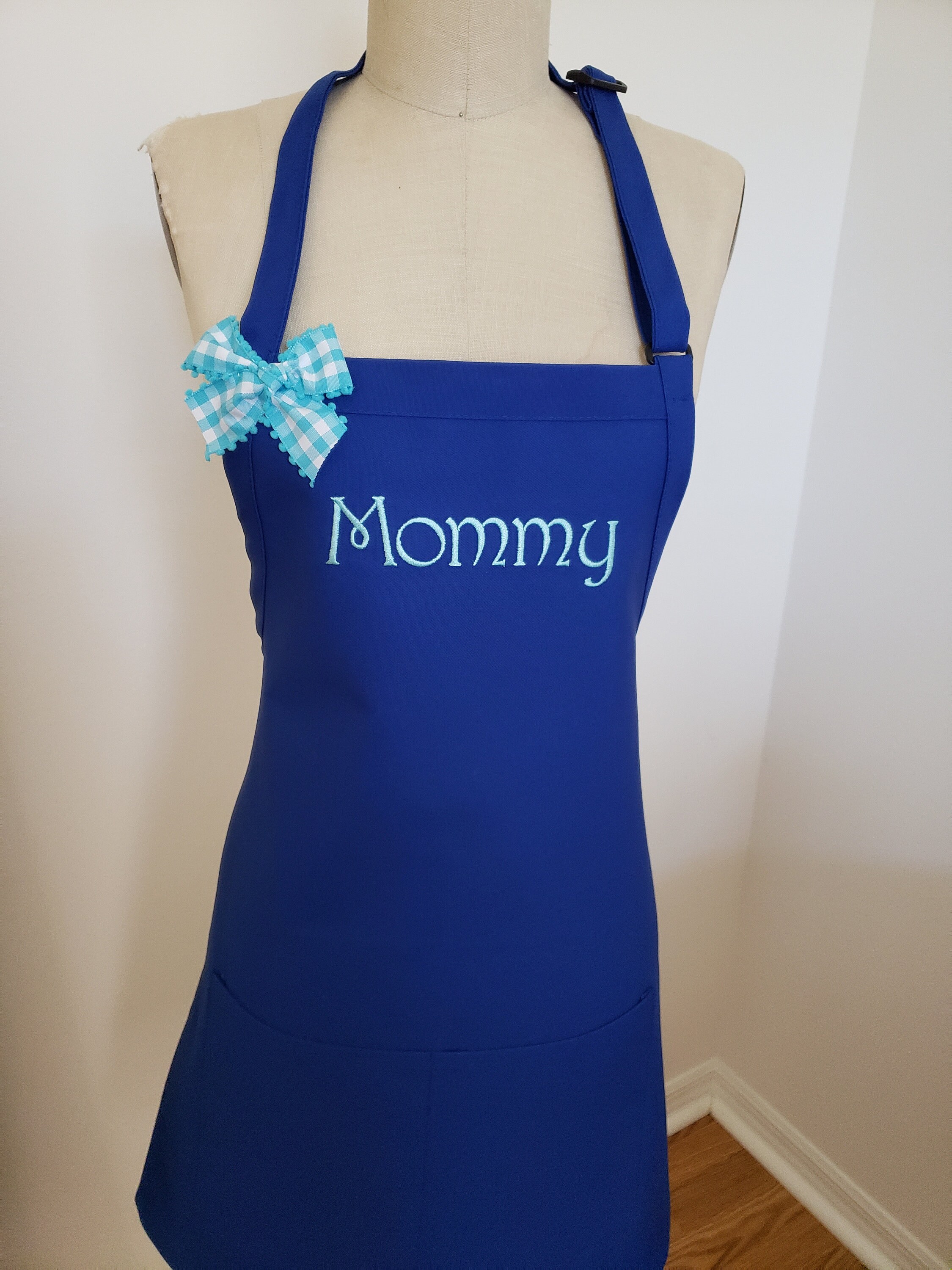 Personalized Mother/Mom Apron Embroidery / Elegant apron / | Etsy