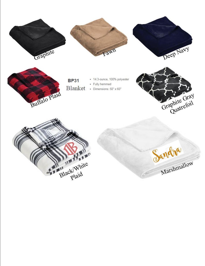 Softest Blanket Ever Personalized Throw Monogrammed Etsy