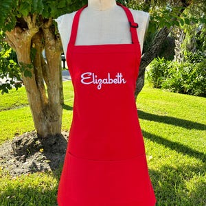 Personalized Apron / Quality Apron / Embroidered Apron / Gift Under 30 / Holiday Gift / Womens Apron / Fun Apron / Custom Apron