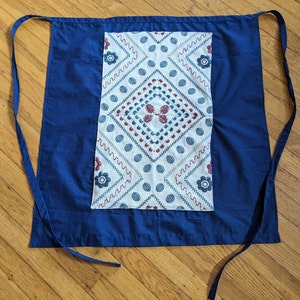 One of a kind embroidered folk apron