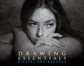 DRAWING ESSENTIALS - Digital Brushes - Pencil/Pen/Ink/Charcoal/Pastel - Photoshop/Procreate/Clip Studio Paint.