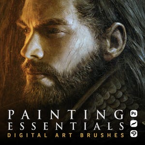 Painting Essentials - Digital Art Brushes - Oil and Acrylic - Photoshop, Procreate & Clip Studio Paint