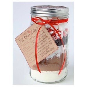 Hot Chocolate Favors Mason Jar Cocoa Mix Favors image 1