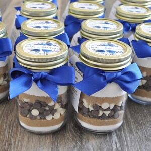 Cookie Mixes Party Favors - Mason Jar Cookie Mix Favor