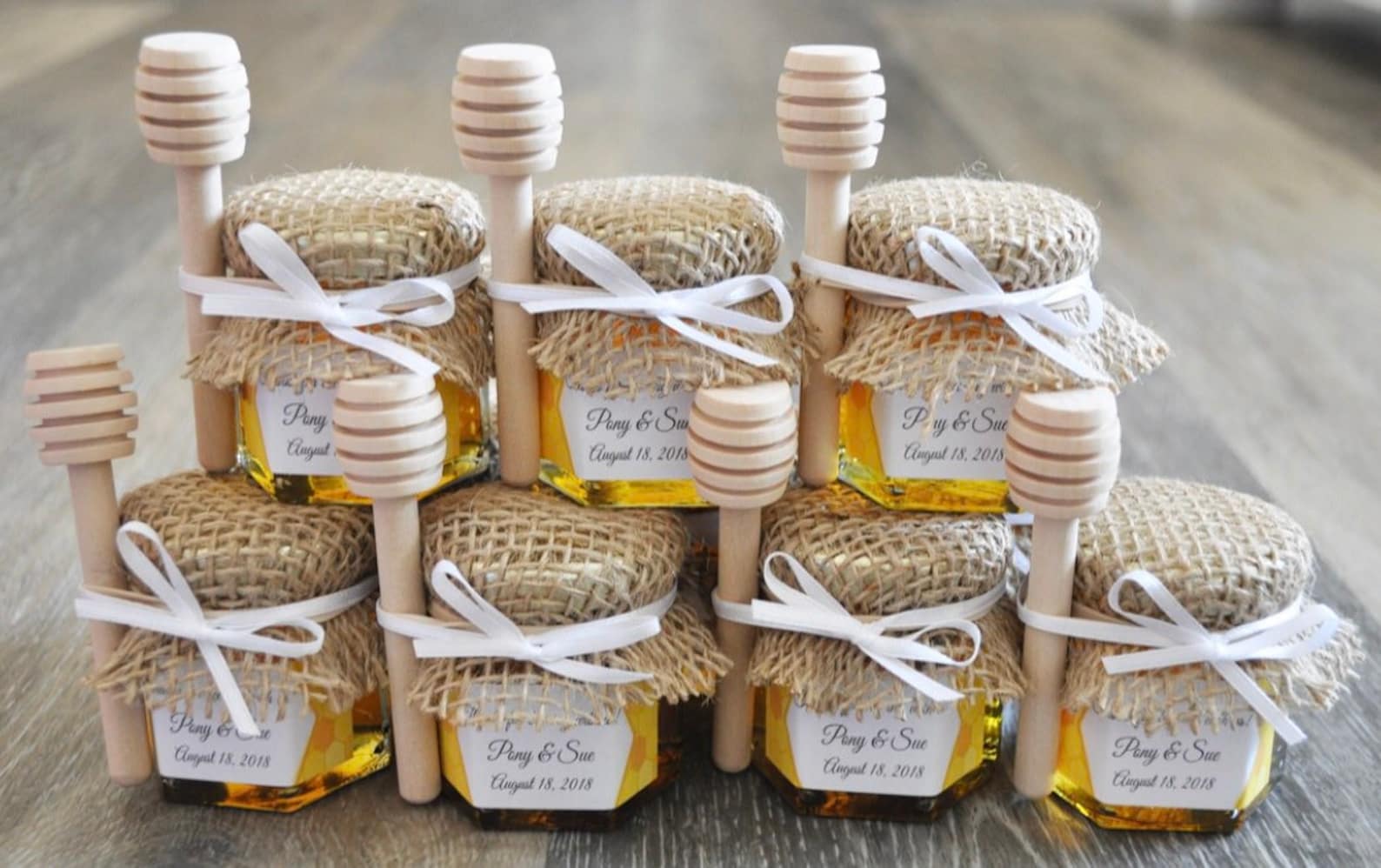 For Baby Shower Honey Jar Party Favors 60 Pack Mini Honey