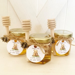 24 Honey Jar Favors 2 oz. - Wedding Favors - Party Favors