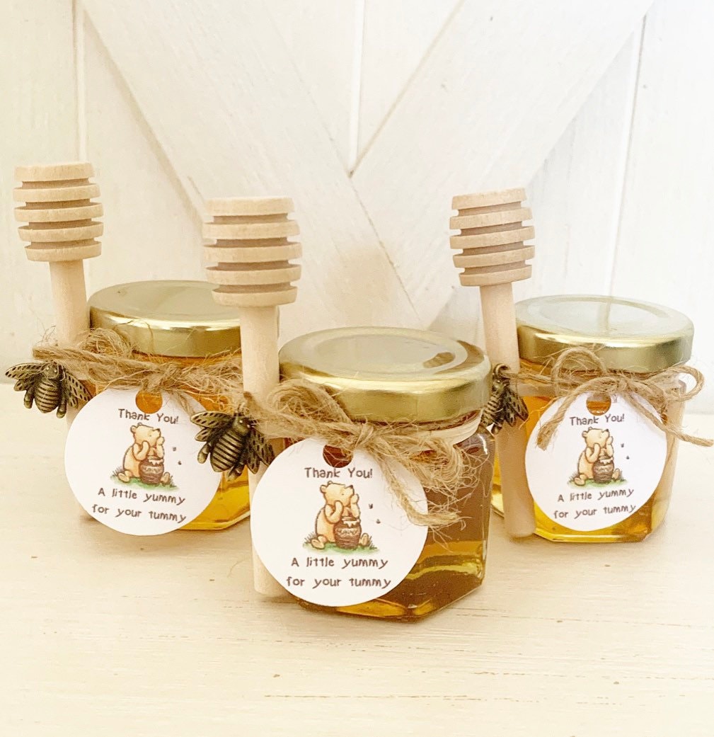 24 Honey Jar Favors 2 Oz. Wedding Favors Party Favors Etsy