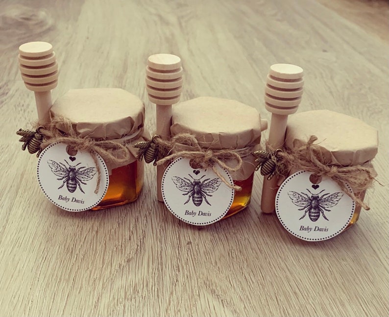 24 Honey Jar Favors 2 Oz. Wedding Favors Party Favors Etsy