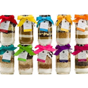 Cookie Mixes Party Favors - Mason Jar Cookie Mix Favor