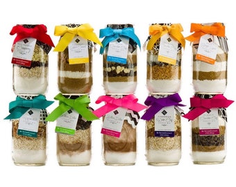 Cookie Mixes Party Favors - Mason Jar Cookie Mix Favor