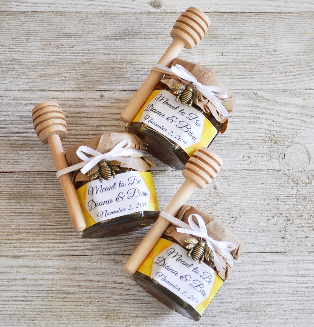 25 Honey Jar Favors 2 oz. Wedding Favors Party Favors Etsy
