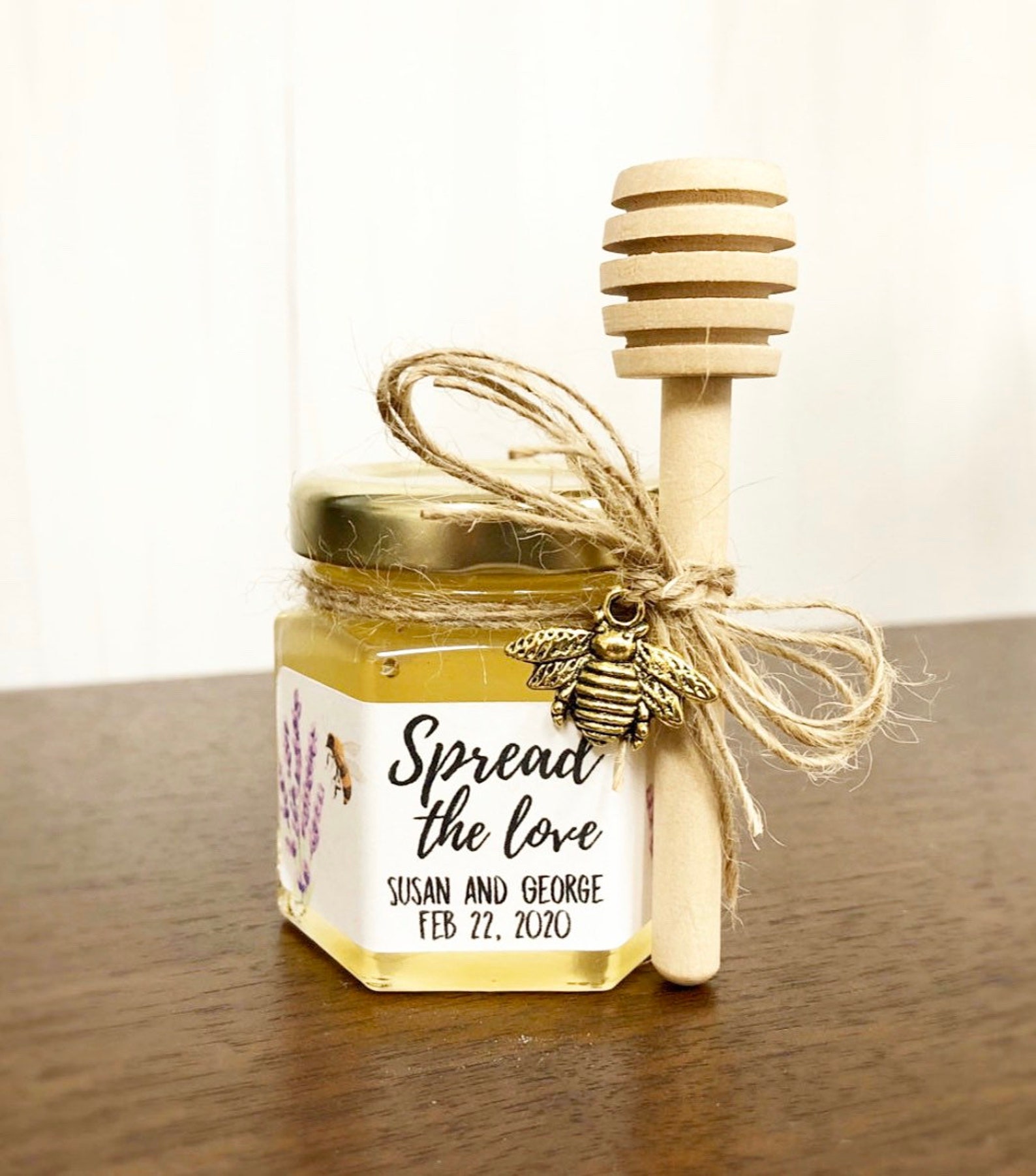 25 Honey Jar Favors 2 oz. Wedding Favors Party Favors Etsy