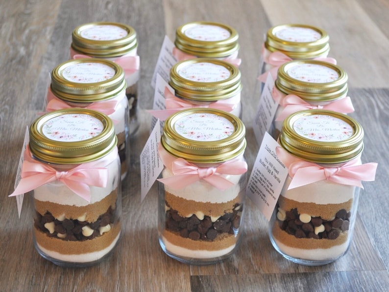 Cookie Mixes Party Favors Mason Jar Cookie Mix Favor image 6