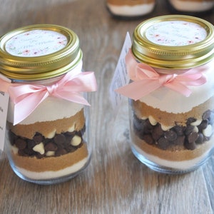 Cookie Mixes Party Favors Mason Jar Cookie Mix Favor image 3