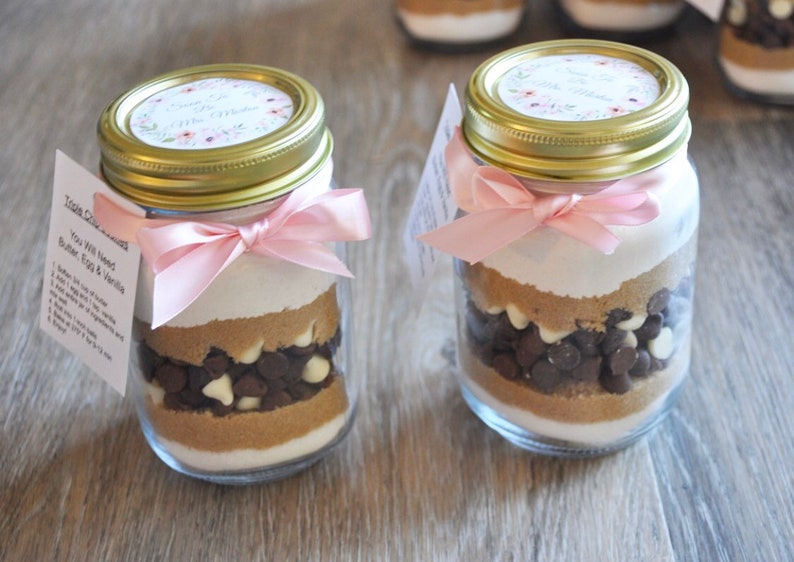 Cookie Mixes Party Favors Mason Jar Cookie Mix Favor image 3