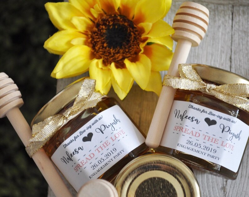 25 Honey Jar Favors 2 oz. Wedding Favors Party Favors Etsy