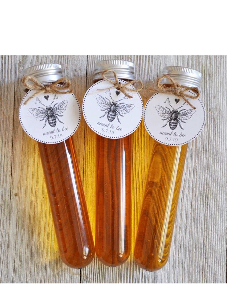 25 Honey Jar Favors 4 oz. Wedding Favors Party Favors Etsy