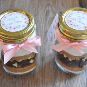 Cookie Mixes Party Favors Mason Jar Cookie Mix Favor image 7